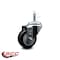 Service Caster 3'' Black Polyurethane Wheel Swivel 7/16'' Grip Ring Stem Caster SCC-GR20S314-PPUB-BLK-716138 - alternate 3